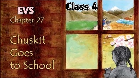 Chuskit Goes to School Class 4 Chapter‐27 EVS (Looking Around) question answer @NCERTTHEMIND