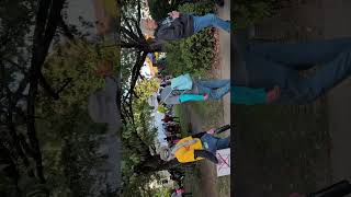 downtown Corvallis Oregon no kings protest