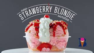 Braum's New Strawberry Blondie Sundae Braum S 2021 Summer Sundaes