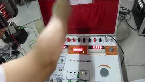 overcurrent relay test