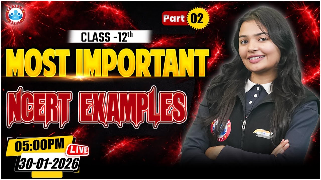 Most Important  Part 02 NCERT Examples for Class 12th Maths | UP Board English Medium RWA