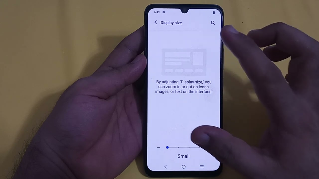 iqoo z6 display size setting, how to change display size in iqoo
