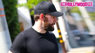 John Krasinski Gets Jacked For His New '13 Hours' Army Movie At Rise Movement Gym In West Hollywood