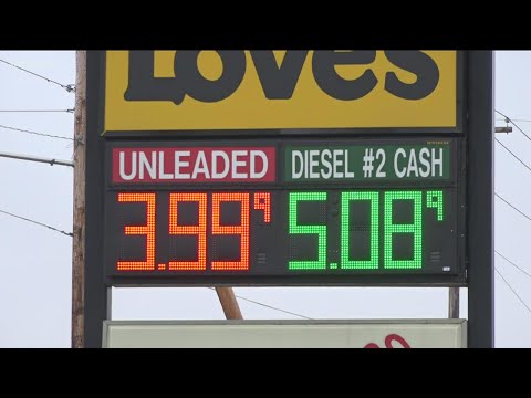 Rising diesel prices impacting transportation companies now and consumer goods soon