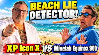XP Icon X vs Minelab Equinox 900: Beach Lie Detector!