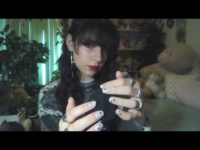 ASMR ‧˚🪽‧⊹𓂃ִֶָ࣪☾ ˖° intense mic triggers (thunder towel, foam on mic)
