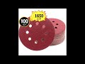 Комплект для эксцентриковых шлифмашин (125 мм) Makita шлифовальные диски 30 штук + подошва