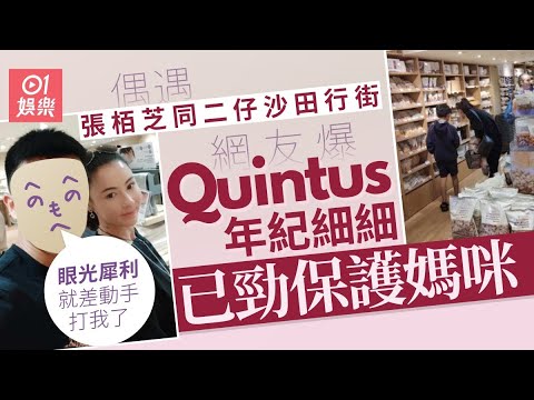 張栢芝孖次子行沙田勁貼地 被爆勁保護媽媽：眼光犀利差點打我｜01娛樂｜張栢芝｜謝霆鋒｜謝振軒Lucas｜謝振南Quintus｜單親媽媽