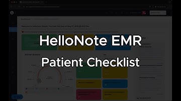 How to Use the Patient Checklist Feature in HelloNote EMR | Tutorial
