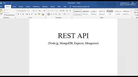 Demonstrating REST API  using Node js, MongoDB, Mongoose, Postman, Express.