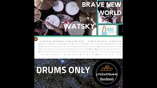 Watsky Brave New World (Drums Only) Play Along by Praha Drums Official (24.c)