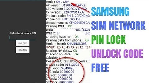 Samsung j111F/DS Network unlock by z3x...