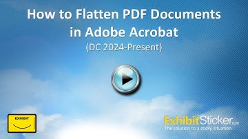 How to Flatten PDF Documents - Adobe Acrobat (DC 2024-Present)  | It Matters for Legal Professionals