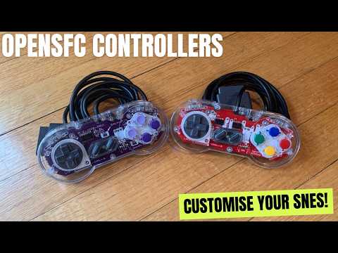 Custom build your own SNES controllers with the OpenSFC project! Install guide and demonstration