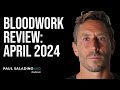 Bloodwork review april 2024