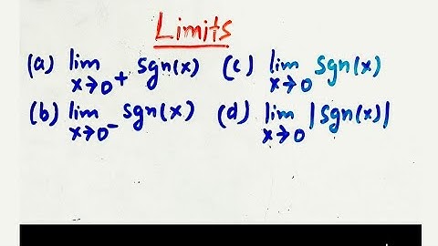 Limits _ Signum function