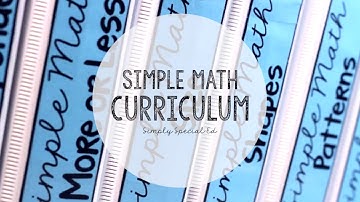 Math Curriculum for Special Education Students - Simply Special Ed