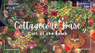 Cult of the Lamb ⋆˚✿˖° Cottagecore Base Layout🌿🍄 Cult of the Lamb ⋆˚✿˖° Cottagecore Base Layout🌿🍄