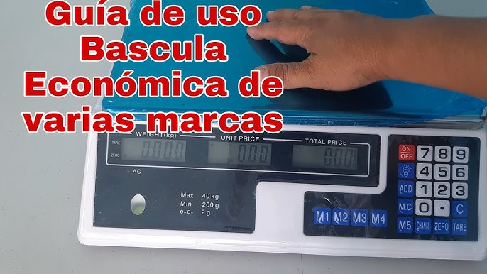 Bascula Electronica Peso Balanza Digital Gramera 40 kg GENERICO