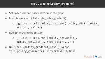 Reinforcement Learning with TensorFlow & TRFL : Utilizing Policy Gradient Methods | packtpub.com