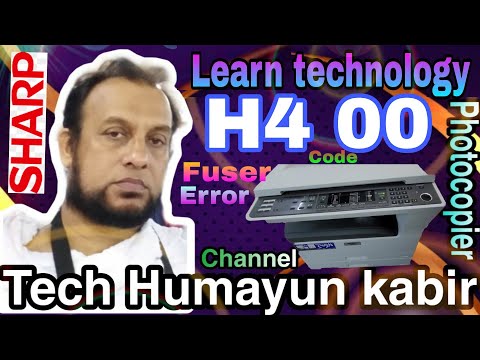 How to solve and reset error code H2 00, H3 00, H4 00, H5 00 Sharp AR- 5516, 5518, 5520, 5522, 5616,