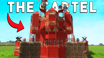 The Cartel - Circle *Medium* Group Rust Base Design | Furnace Wall & Open Core!