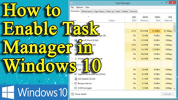How To Enable Task Manager on Windows 10 || 2023
