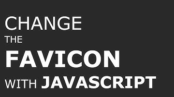 How to change the favicon with JavaScript
