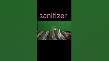 amazing experiment with hand sanitizer| easy experiment with sanitizer||#shorts #scienceexperiment