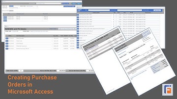 Create Purchase Orders in Microsoft Access and Track Committed Costs