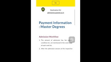 Gauhati university merit list out PG entrance 2022