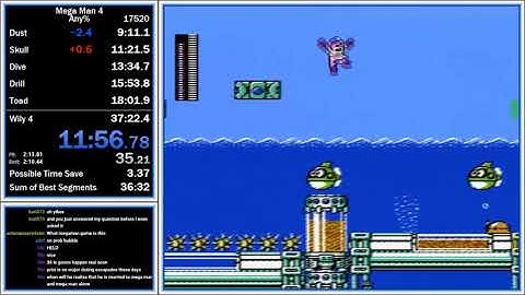 Mega man 4 Any% 36:58.9 (30 Jul, 2020)