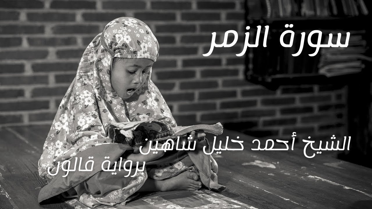 سورة الزمر   برواية قالون بصوت الشيخ أحمد خليل شاهين