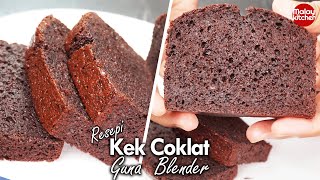 Kek coklat tanpa mixer mesti jadi | Gebu dan Moist