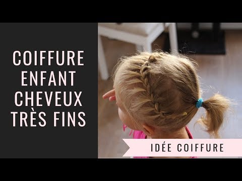 Coiffure Enfant Tresse Plaquée Rapide Et Facile Youtube