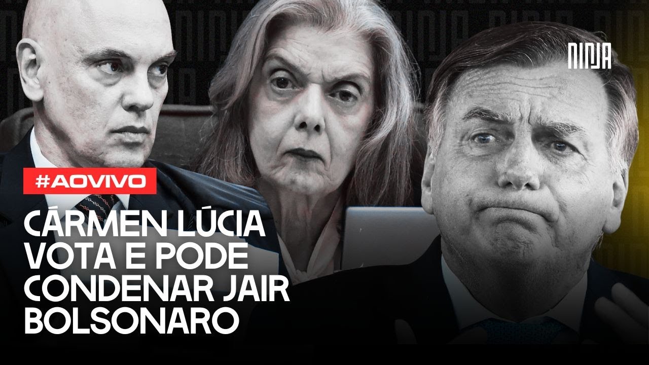 🔥AGORA: Cármen Lúcia vota no Julgamento dos golpistas e pode condenar Bolsonaro e sua quadrilha🔥