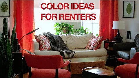 Home color inspiration for renters that can’t paint their walls: from my Chicago, LA & NYC studio.