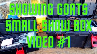 Showing Goats - Small Goat Show Box
