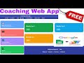 how to build coaching application web app script and google sheet use how to create school app free