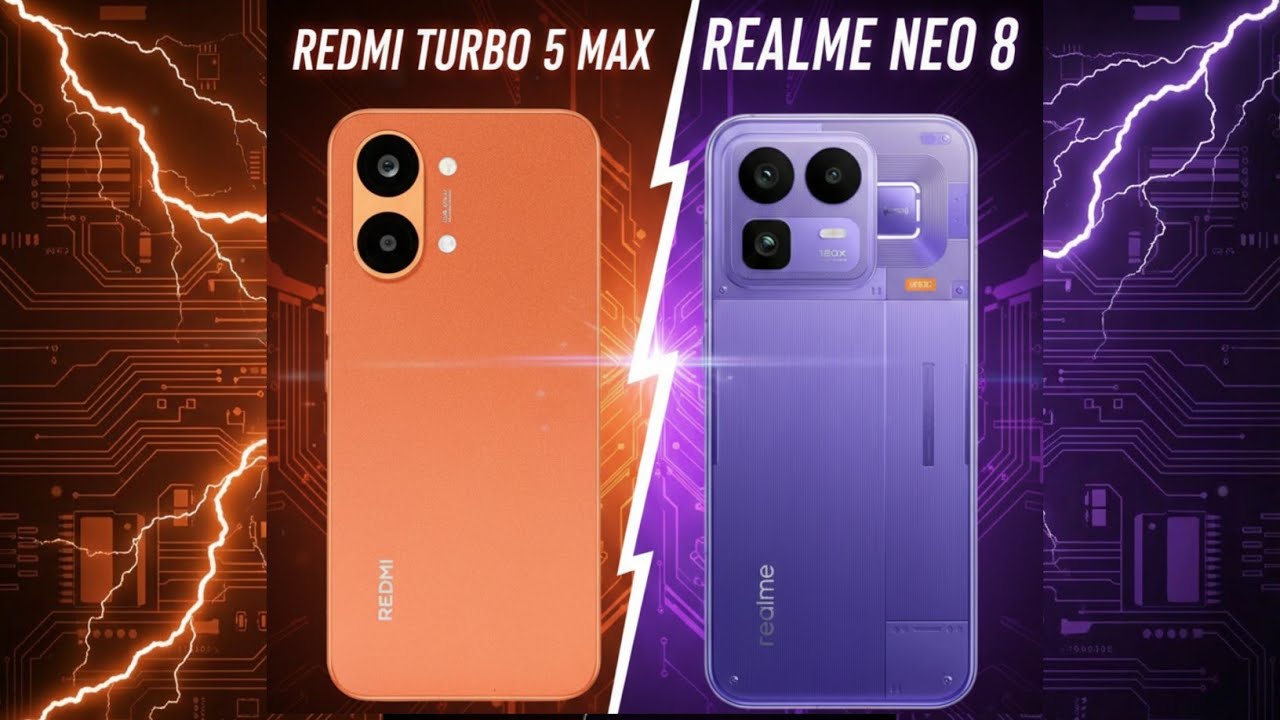 Redmi Turbo 5 Max Vs Realme Neo 8||🤔 من الأفضل 