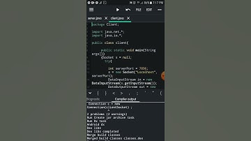 implementation of the client-server application using TCP.