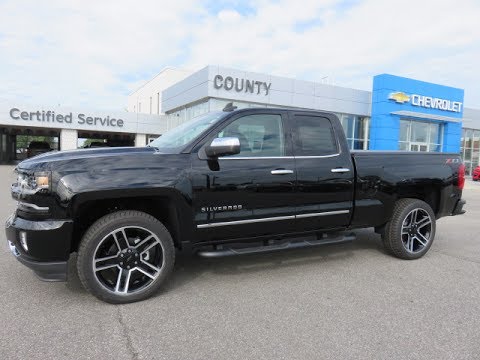 2018 Silverado Z71 LTZ Double Cab Black - YouTube