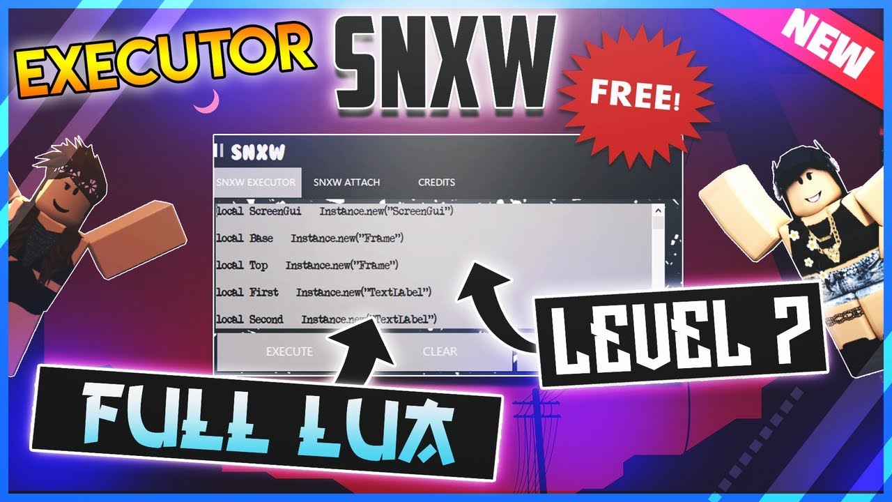 New Roblox Free Executor Full Lua Level 7 Unpatchable For