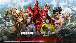 Free Fire x Attack on Titans | Global Announcement | Free Fire Official Collaboration