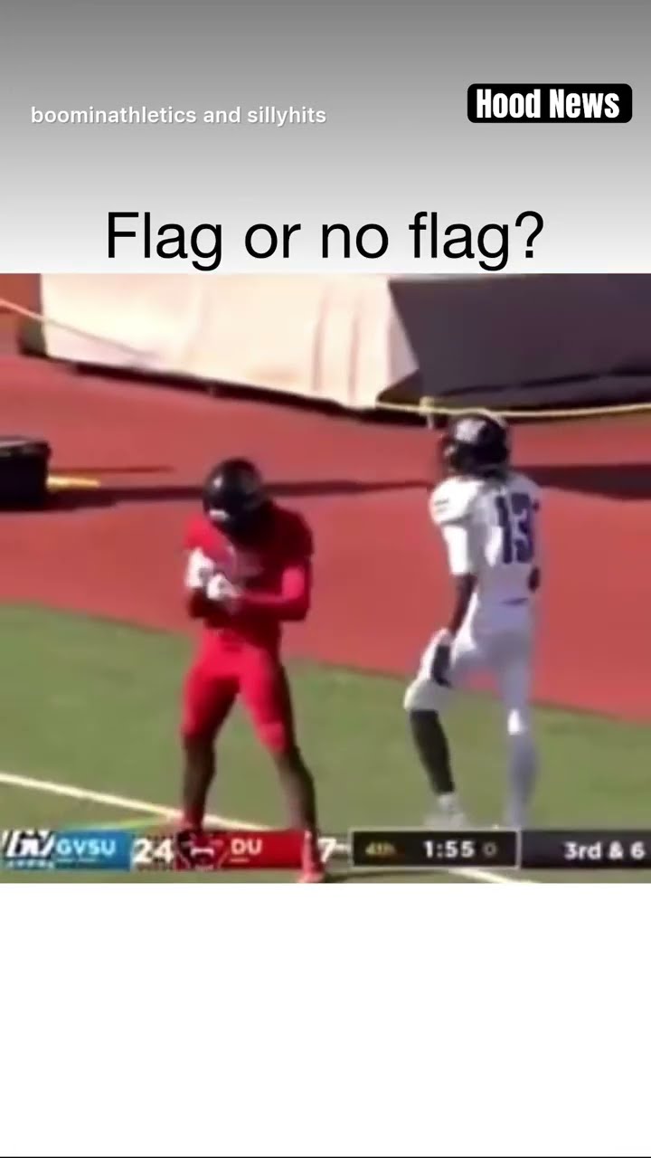 Flag or no flag? #hoodnews #football #viralvideo #sports #ballislife #celebration #footballshorts