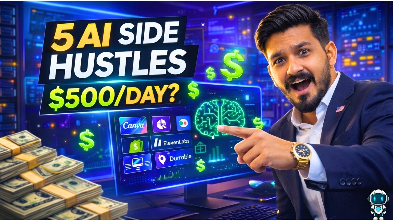 Make Money with AI in 2026 – Top 5 AI Side Hustles for Beginners - YouTube