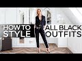 How to Look Stylish in All Black Outfits 🖤 | Inthefrow