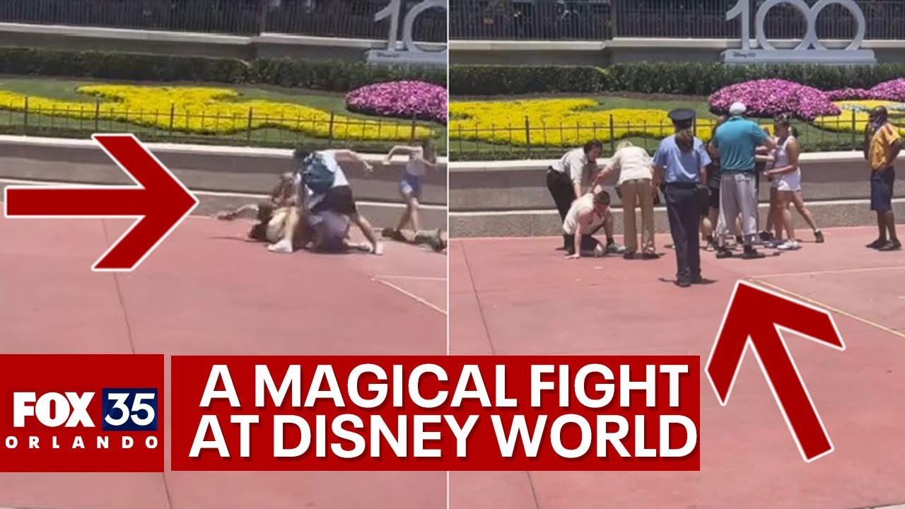 Punches fly between families at Disney's Magic Kingdom in fight over