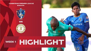 Highlight: Prey Veng FC (4-5) Nagaworld FC | CPL-WEEK1