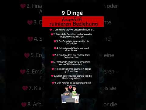 Diese 9 Dinge